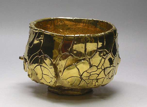 Takuwo Kuwata 桑田卓郎 Gold Bowl