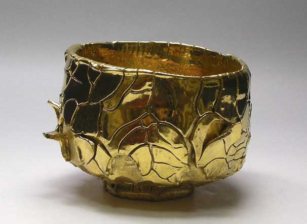 Takuwo Kuwata 桑田卓郎 Gold Bowl