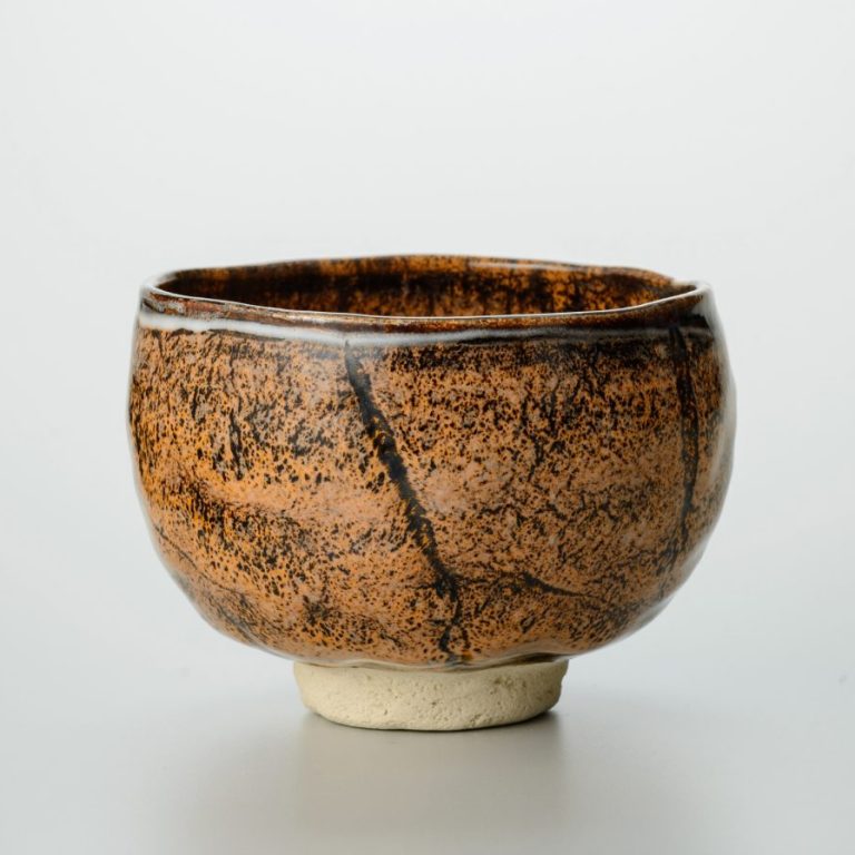 木村盛和 天目釉 茶碗 共箱 茶道具 - 工芸品